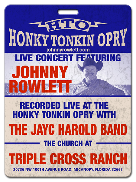 LIVE Album | One-Time Purchase - Johnny Rowlett